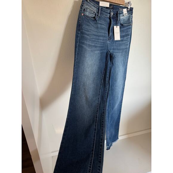 NWT Judy Blue High-Waist Straight Fit Trouser Jeans Size 7/28 (Inseam 32") - Picture 2 of 11